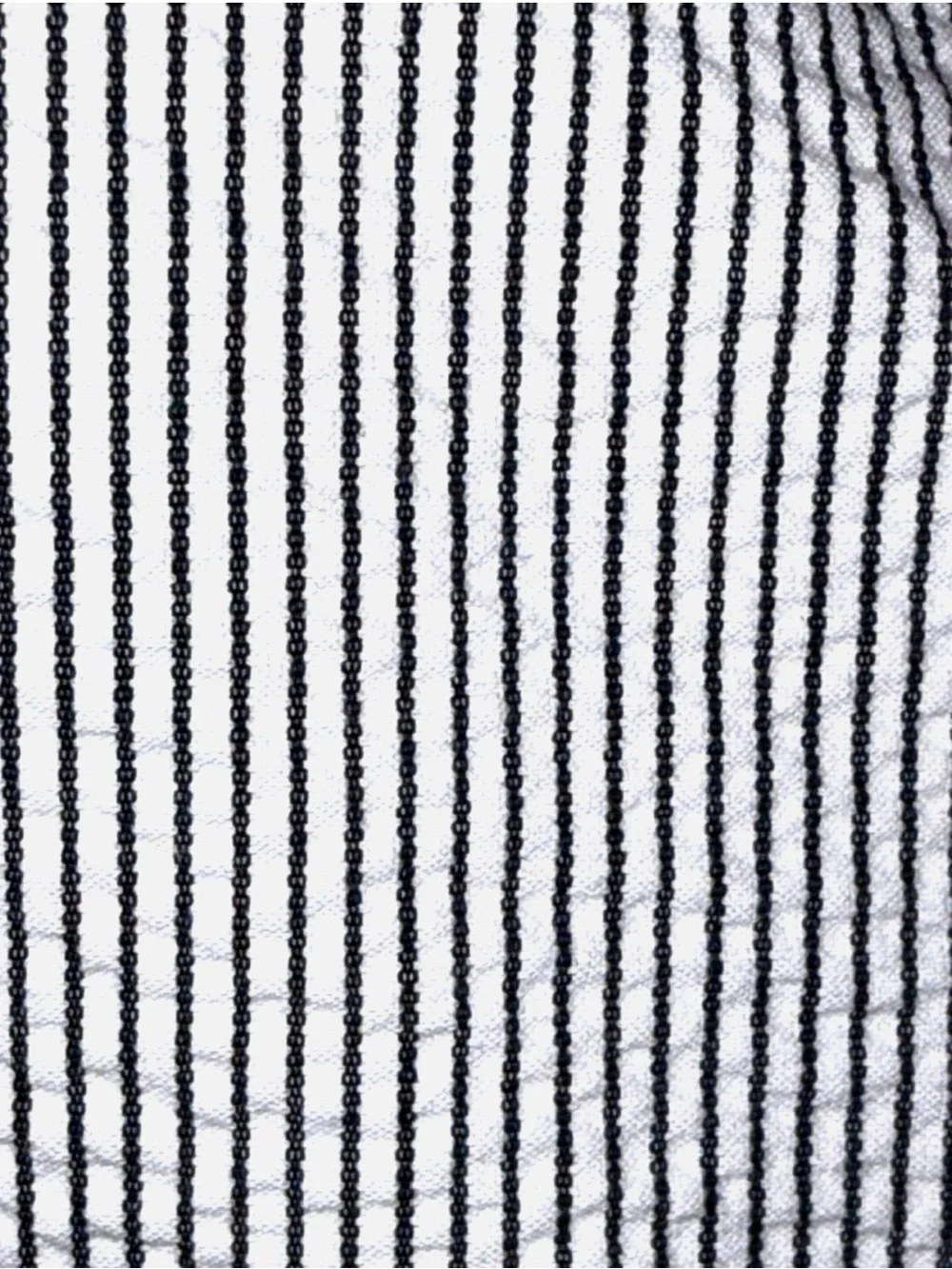 J.Crew Seersucker Nautical Mini Skirt Size 4 Black White Sailor Button